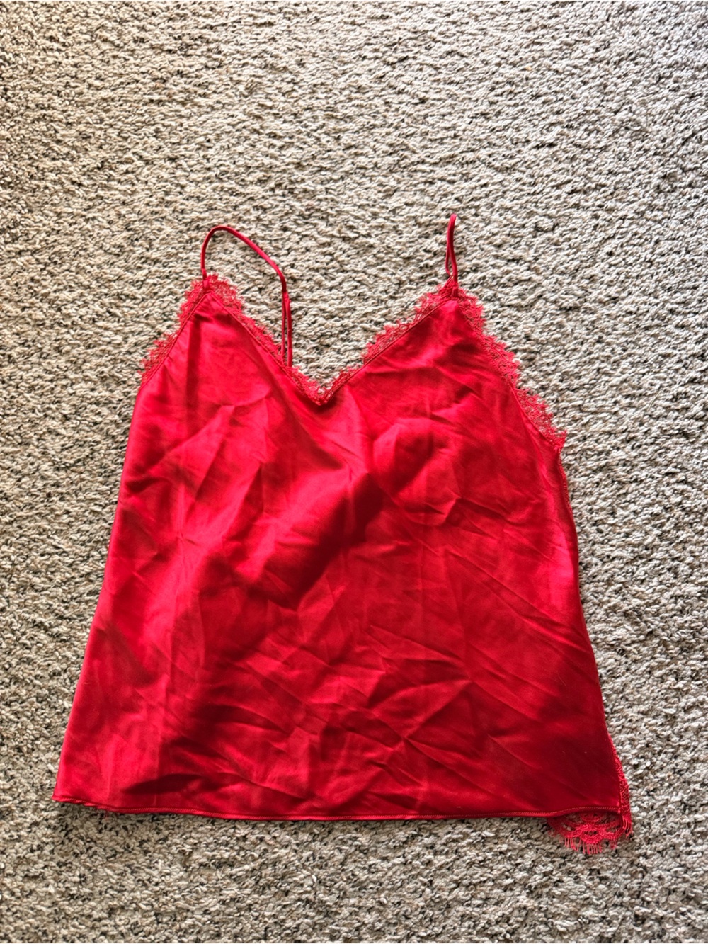 Victoria's Secret Red Lace Chemise